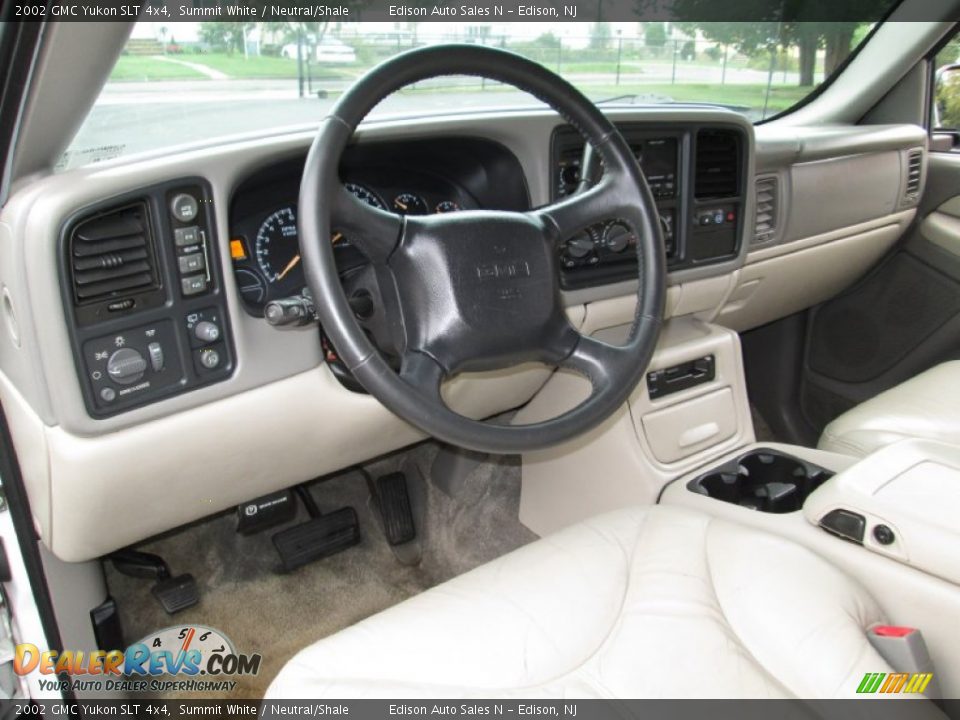 2002 GMC Yukon SLT 4x4 Summit White / Neutral/Shale Photo #14