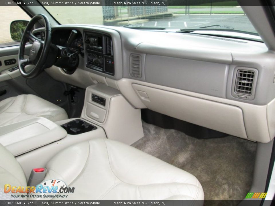 2002 GMC Yukon SLT 4x4 Summit White / Neutral/Shale Photo #15