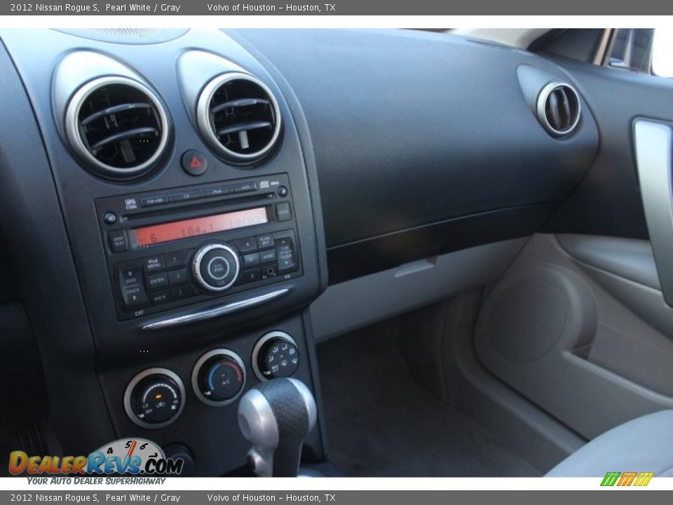 2012 Nissan Rogue S Pearl White / Gray Photo #12