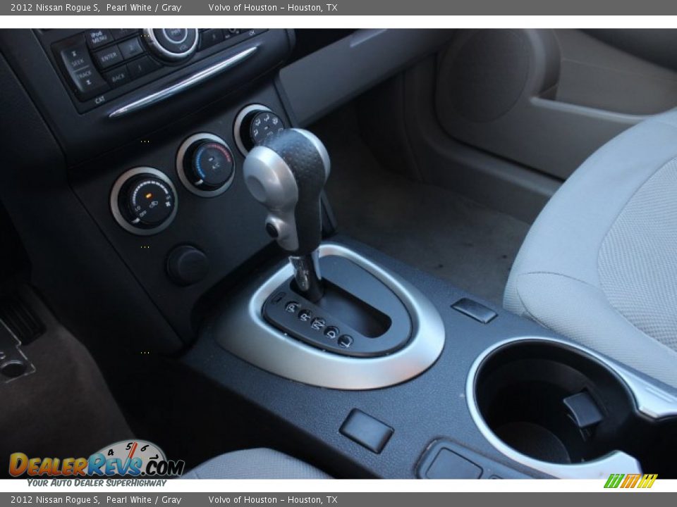 2012 Nissan Rogue S Pearl White / Gray Photo #13