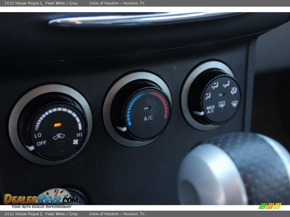 2012 Nissan Rogue S Pearl White / Gray Photo #16