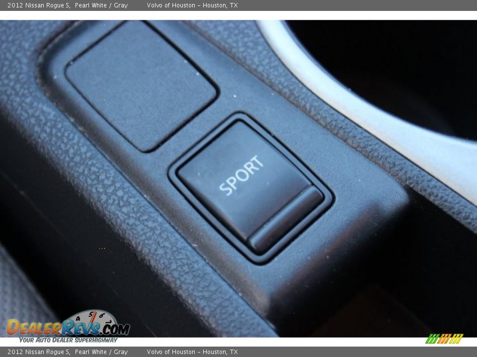 2012 Nissan Rogue S Pearl White / Gray Photo #17