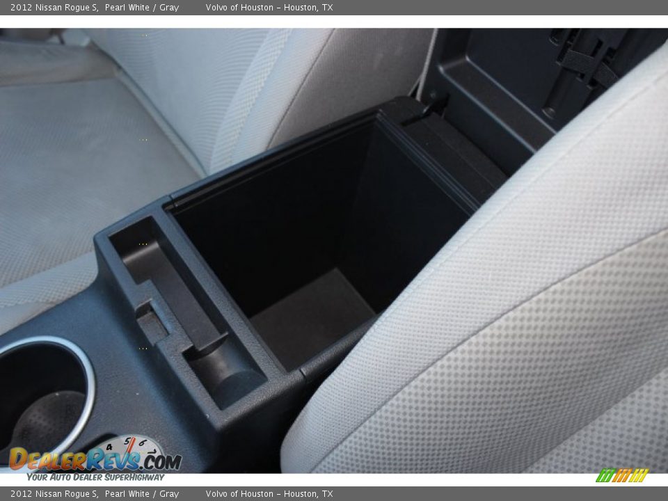 2012 Nissan Rogue S Pearl White / Gray Photo #18