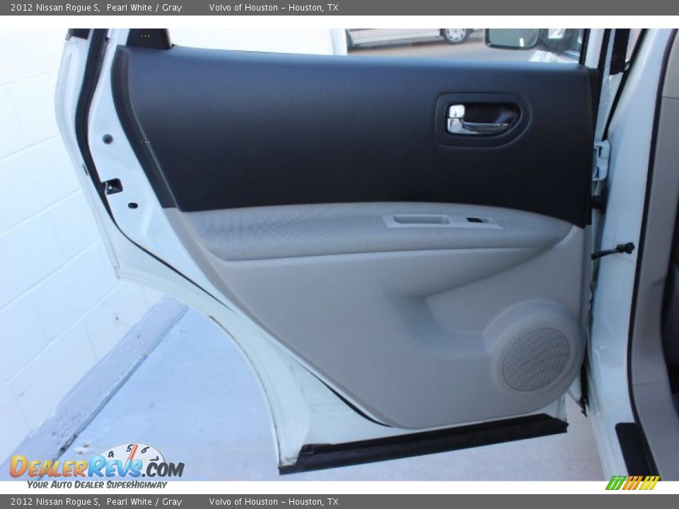 2012 Nissan Rogue S Pearl White / Gray Photo #20