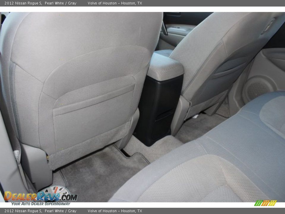 2012 Nissan Rogue S Pearl White / Gray Photo #21
