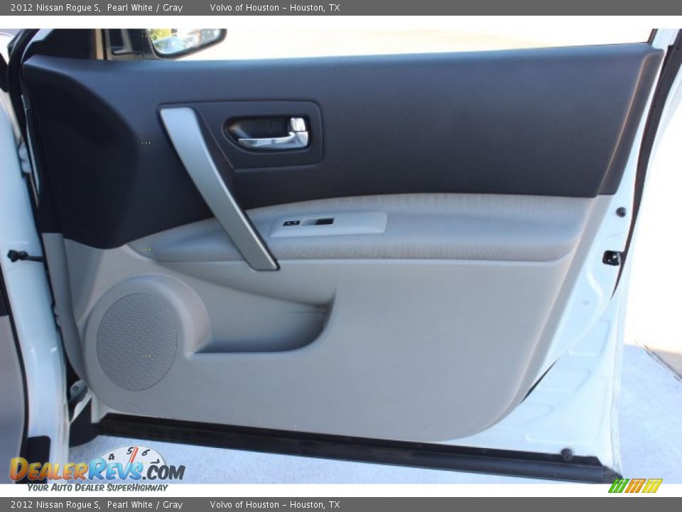2012 Nissan Rogue S Pearl White / Gray Photo #26