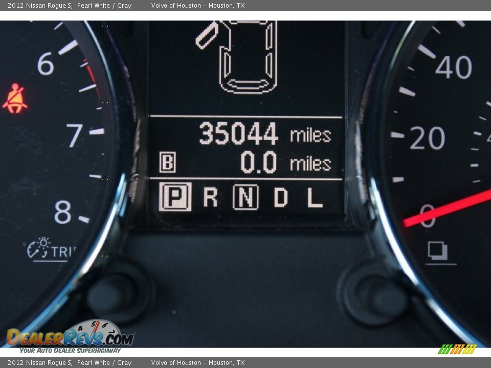 2012 Nissan Rogue S Pearl White / Gray Photo #31