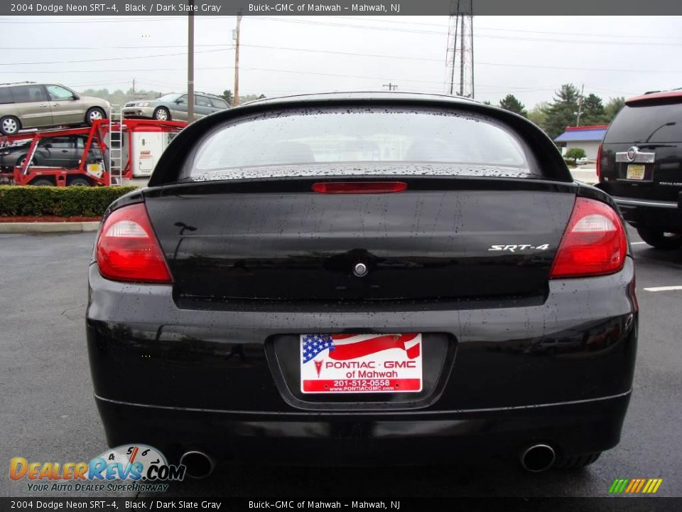 2004 Dodge Neon SRT-4 Black / Dark Slate Gray Photo #7