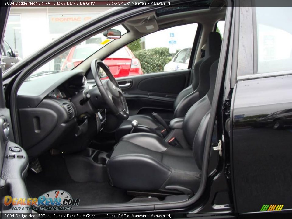 2004 Dodge Neon SRT-4 Black / Dark Slate Gray Photo #14