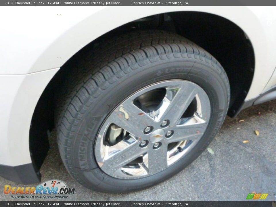 2014 Chevrolet Equinox LTZ AWD White Diamond Tricoat / Jet Black Photo #9