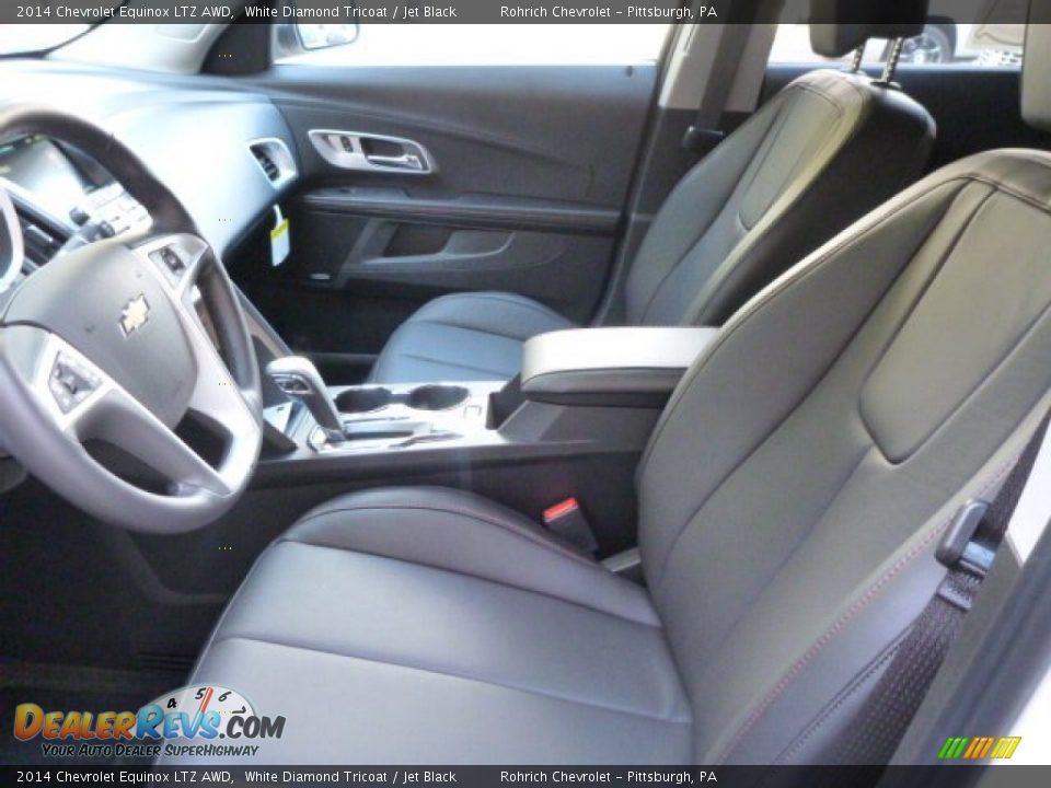 2014 Chevrolet Equinox LTZ AWD White Diamond Tricoat / Jet Black Photo #10