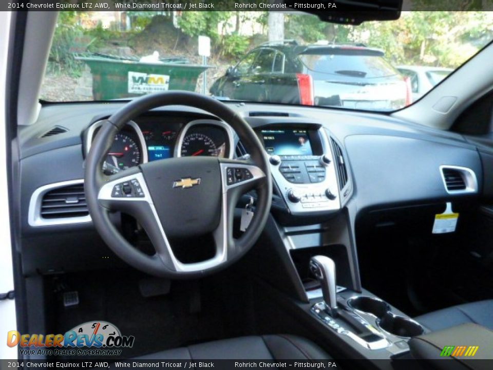 2014 Chevrolet Equinox LTZ AWD White Diamond Tricoat / Jet Black Photo #12