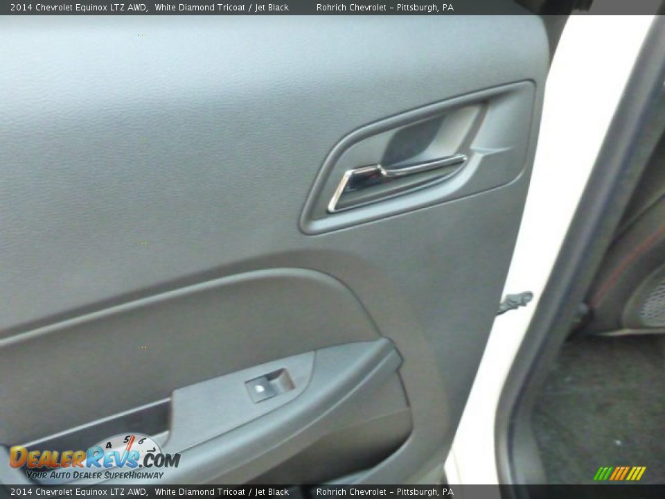 2014 Chevrolet Equinox LTZ AWD White Diamond Tricoat / Jet Black Photo #13