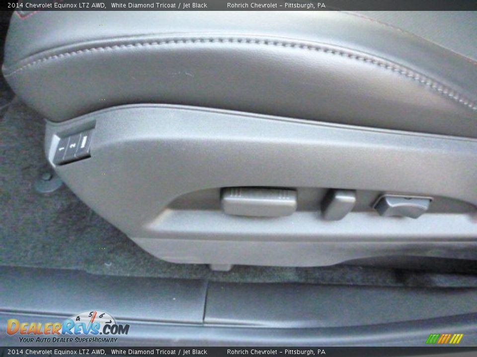 2014 Chevrolet Equinox LTZ AWD White Diamond Tricoat / Jet Black Photo #15