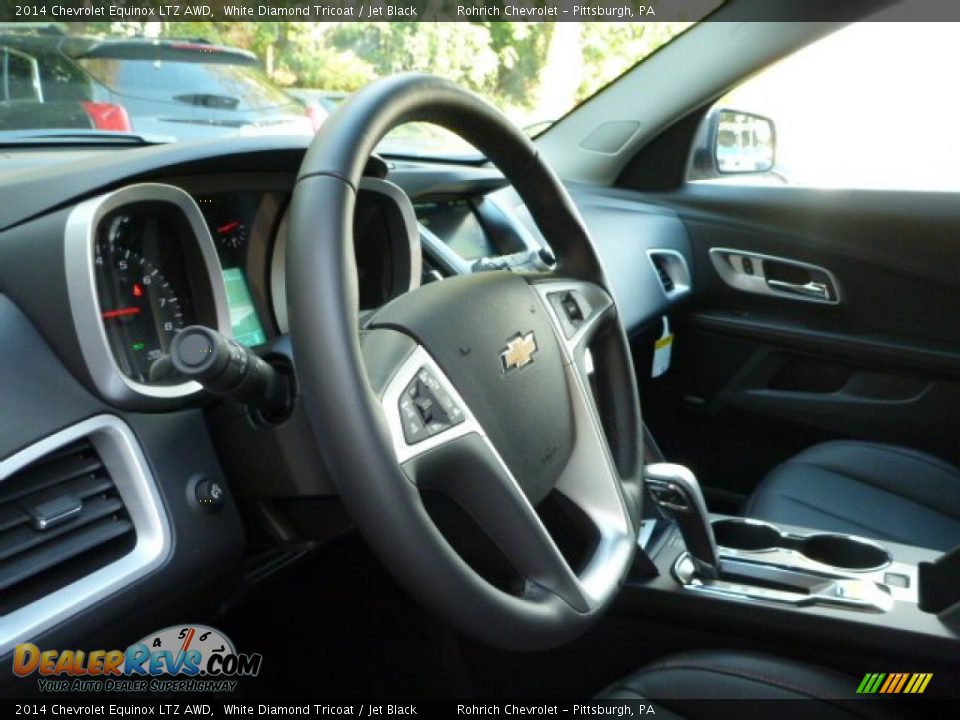 2014 Chevrolet Equinox LTZ AWD White Diamond Tricoat / Jet Black Photo #17