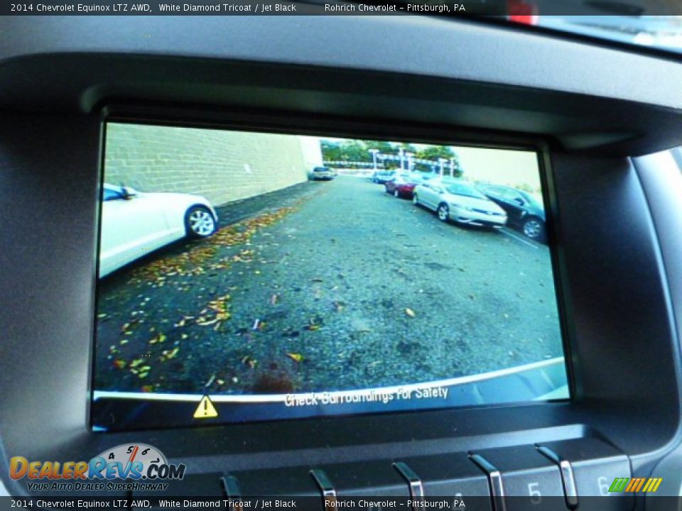 2014 Chevrolet Equinox LTZ AWD White Diamond Tricoat / Jet Black Photo #19
