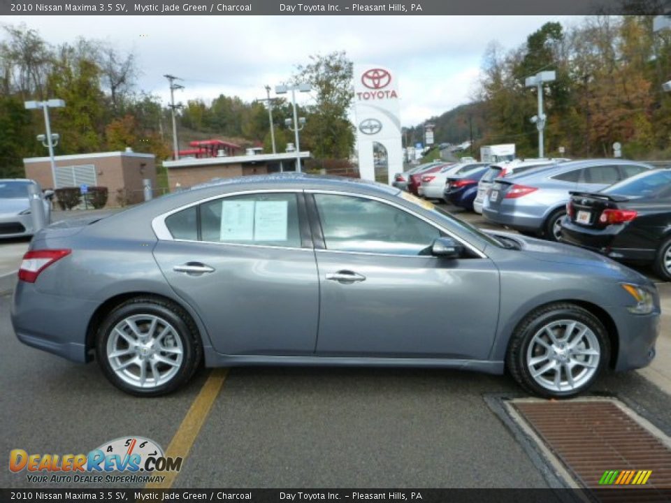 2010 Nissan Maxima 3.5 SV Mystic Jade Green / Charcoal Photo #2