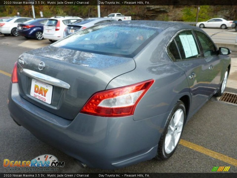 2010 Nissan Maxima 3.5 SV Mystic Jade Green / Charcoal Photo #3