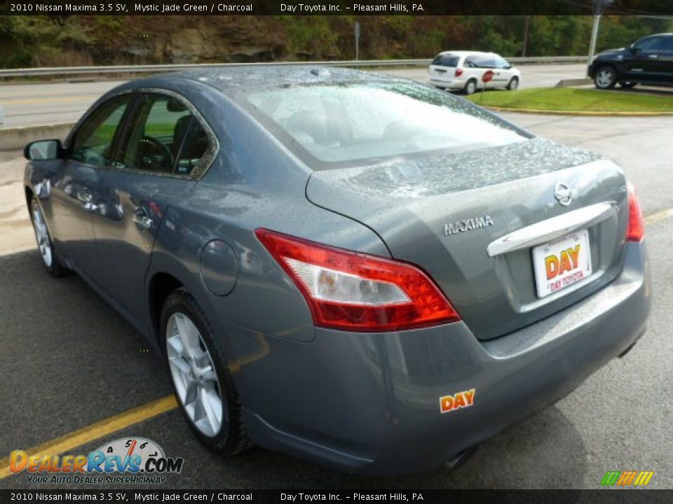2010 Nissan Maxima 3.5 SV Mystic Jade Green / Charcoal Photo #5
