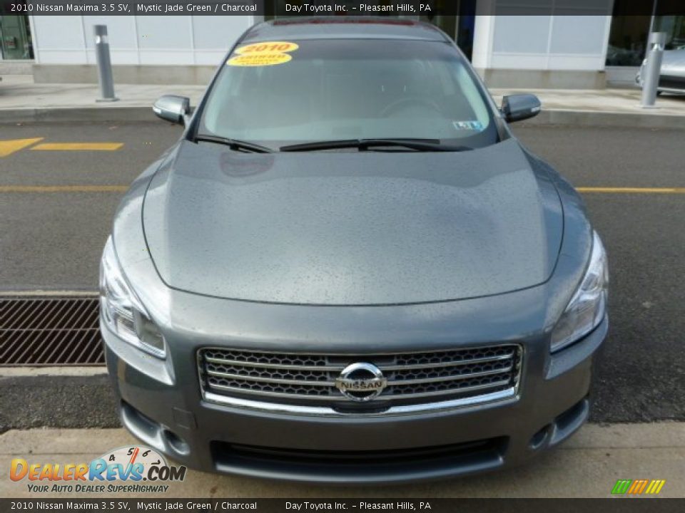 2010 Nissan Maxima 3.5 SV Mystic Jade Green / Charcoal Photo #8