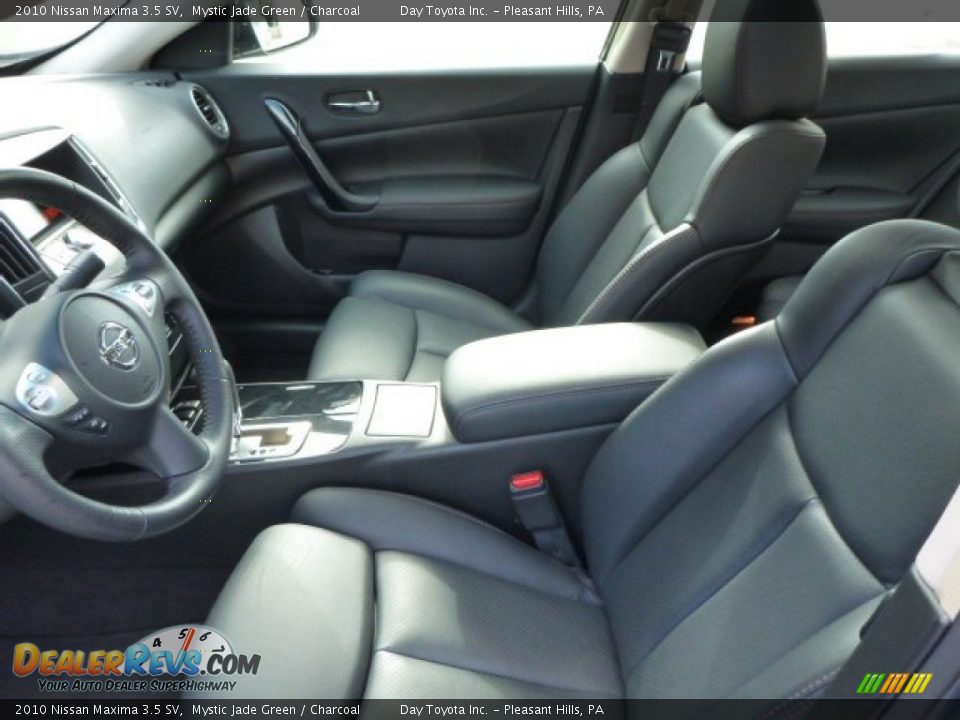 2010 Nissan Maxima 3.5 SV Mystic Jade Green / Charcoal Photo #10