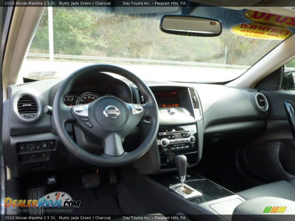 2010 Nissan Maxima 3.5 SV Mystic Jade Green / Charcoal Photo #12