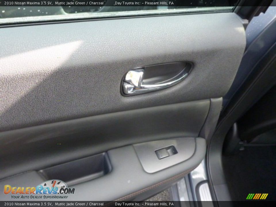 2010 Nissan Maxima 3.5 SV Mystic Jade Green / Charcoal Photo #13