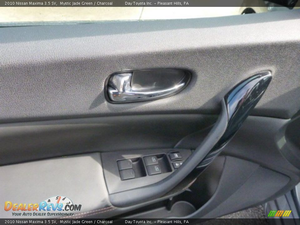 2010 Nissan Maxima 3.5 SV Mystic Jade Green / Charcoal Photo #14