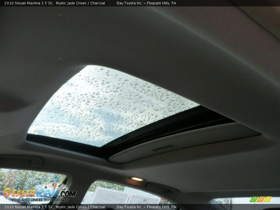 2010 Nissan Maxima 3.5 SV Mystic Jade Green / Charcoal Photo #17