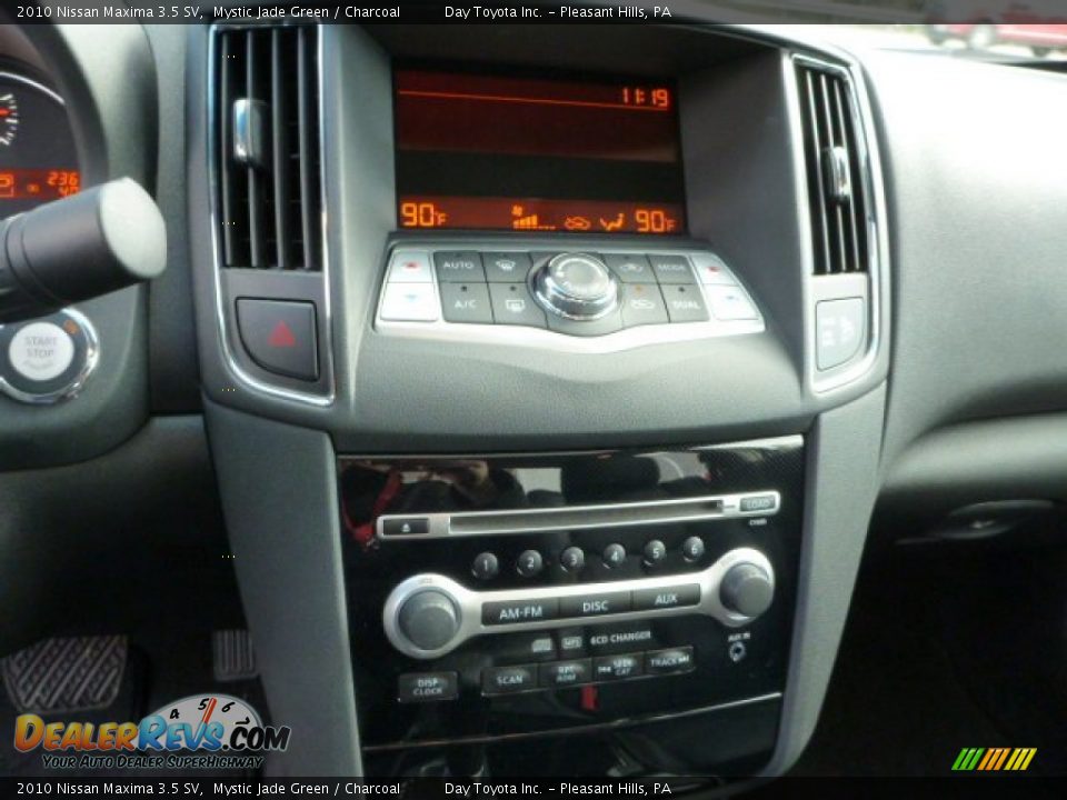 2010 Nissan Maxima 3.5 SV Mystic Jade Green / Charcoal Photo #18