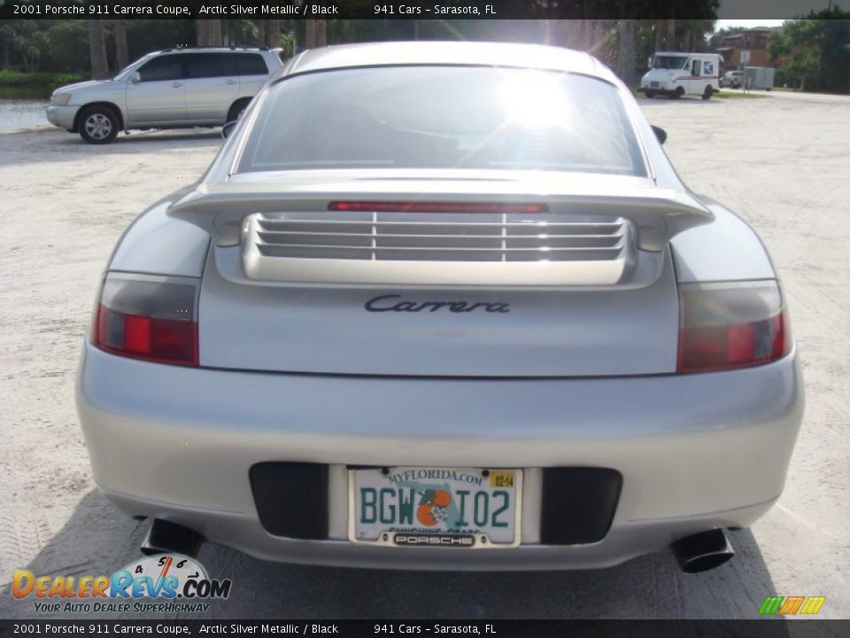 2001 Porsche 911 Carrera Coupe Arctic Silver Metallic / Black Photo #6