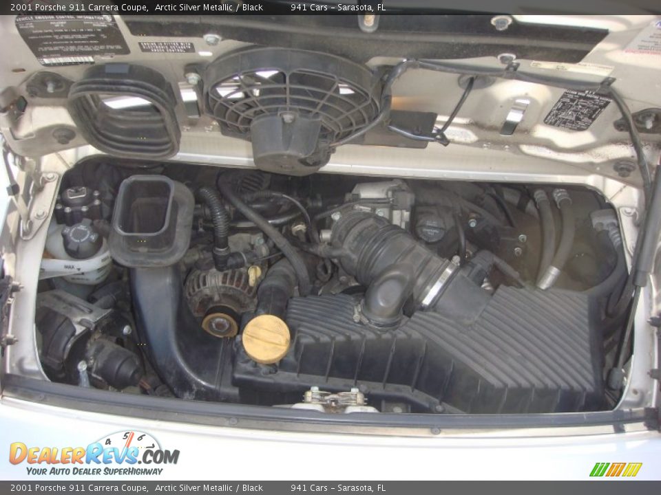 2001 Porsche 911 Carrera Coupe 3.4 Liter DOHC 24V VarioCam Flat 6 Cylinder Engine Photo #14