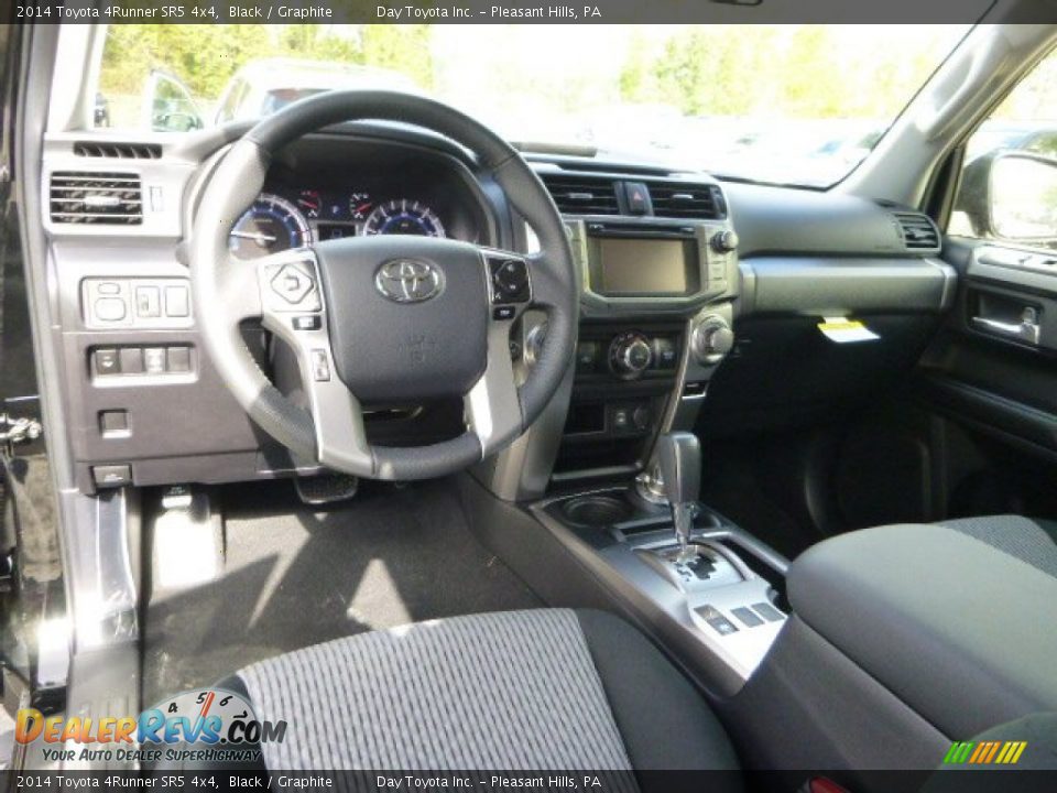 2014 Toyota 4Runner SR5 4x4 Black / Graphite Photo #12