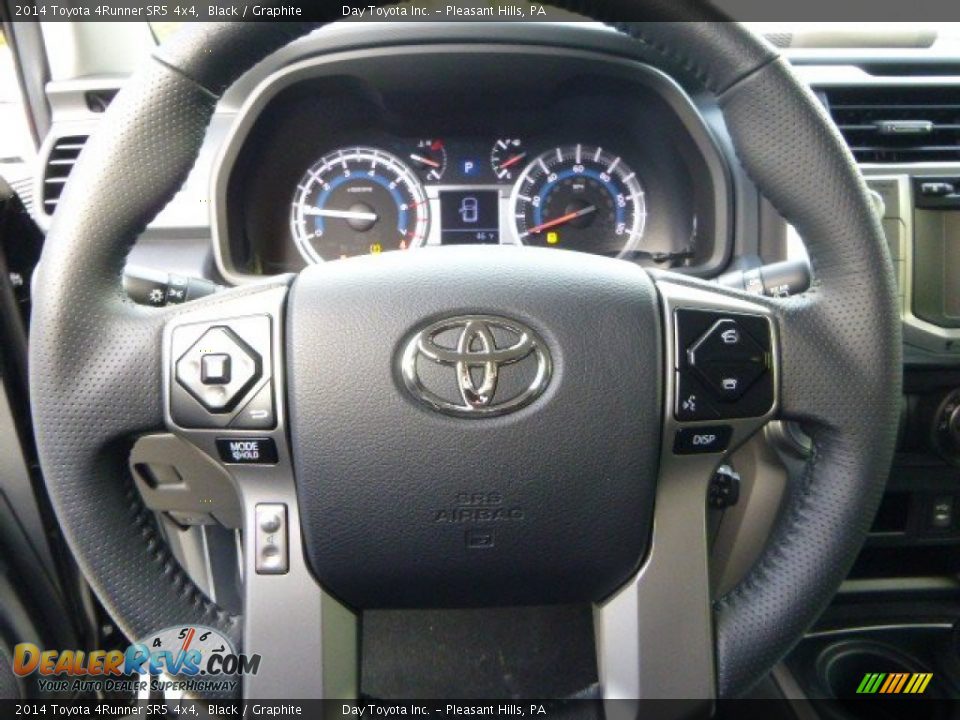 2014 Toyota 4Runner SR5 4x4 Black / Graphite Photo #17