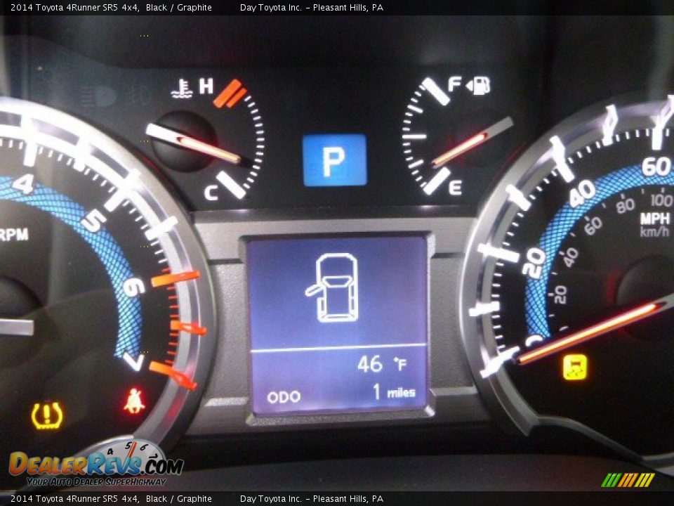 2014 Toyota 4Runner SR5 4x4 Black / Graphite Photo #19