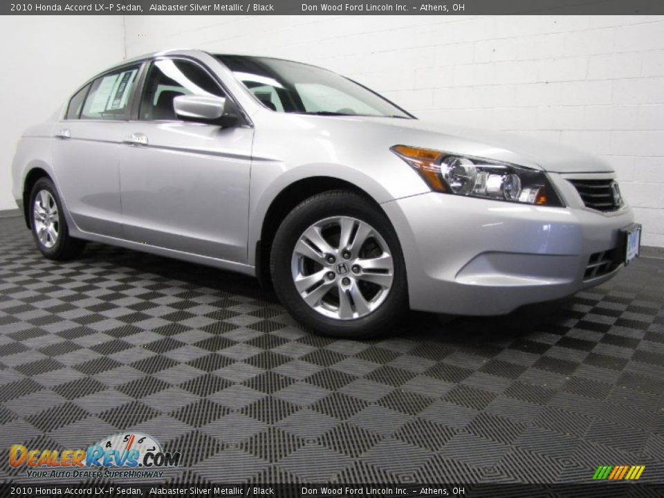 2010 Honda Accord LX-P Sedan Alabaster Silver Metallic / Black Photo #1