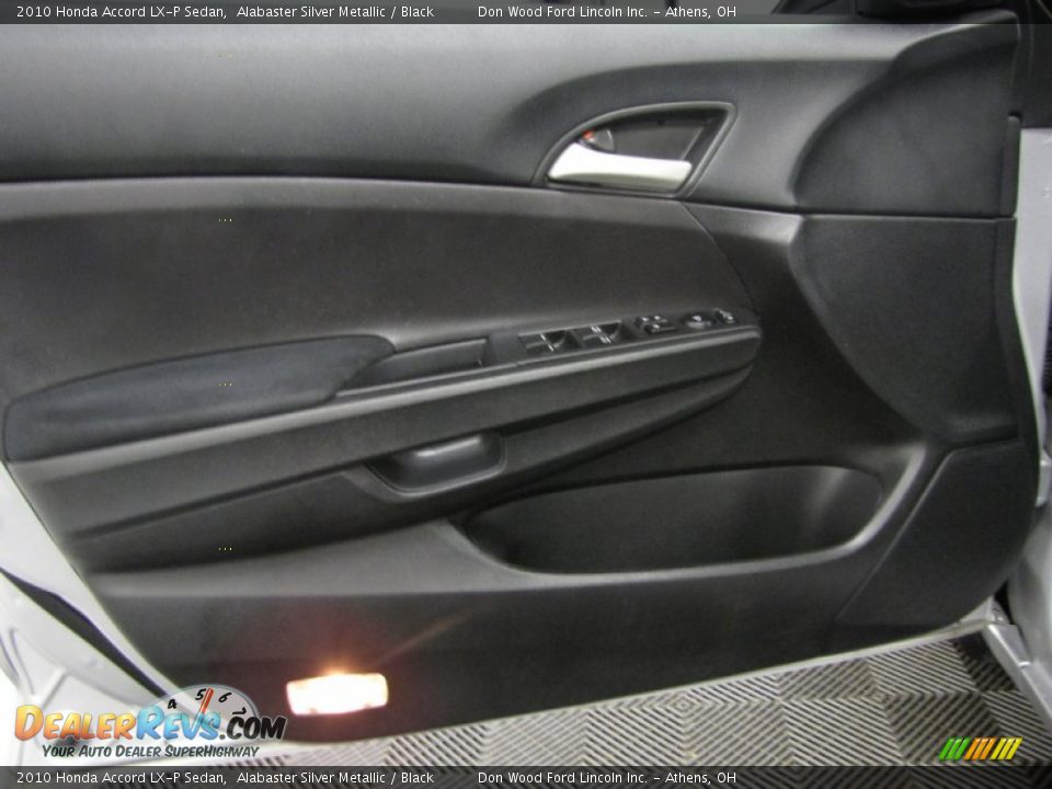 2010 Honda Accord LX-P Sedan Alabaster Silver Metallic / Black Photo #10