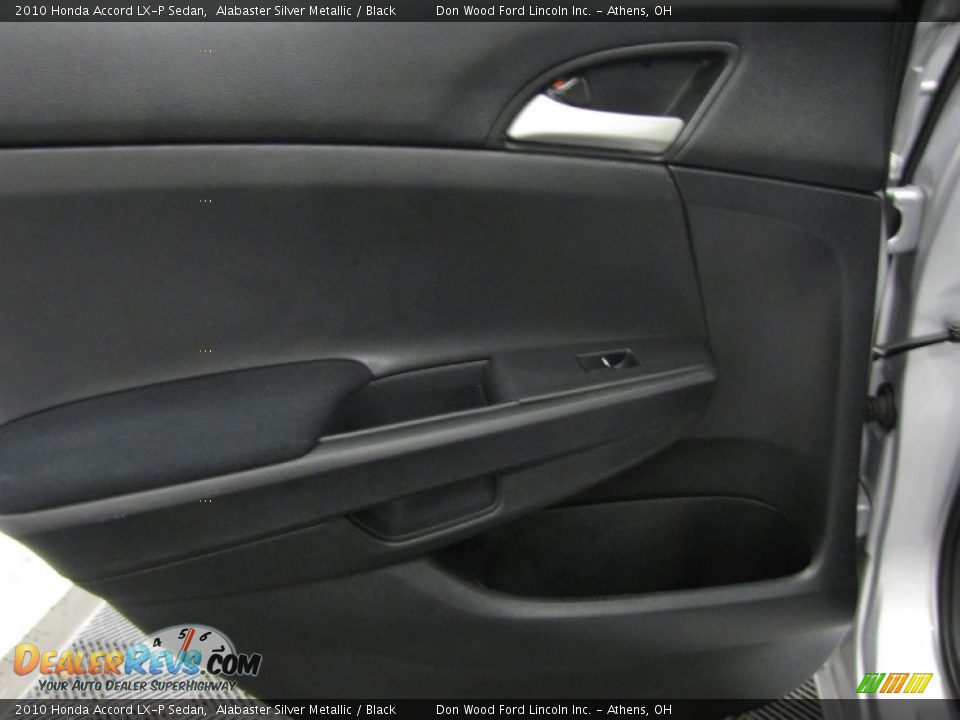 2010 Honda Accord LX-P Sedan Alabaster Silver Metallic / Black Photo #12