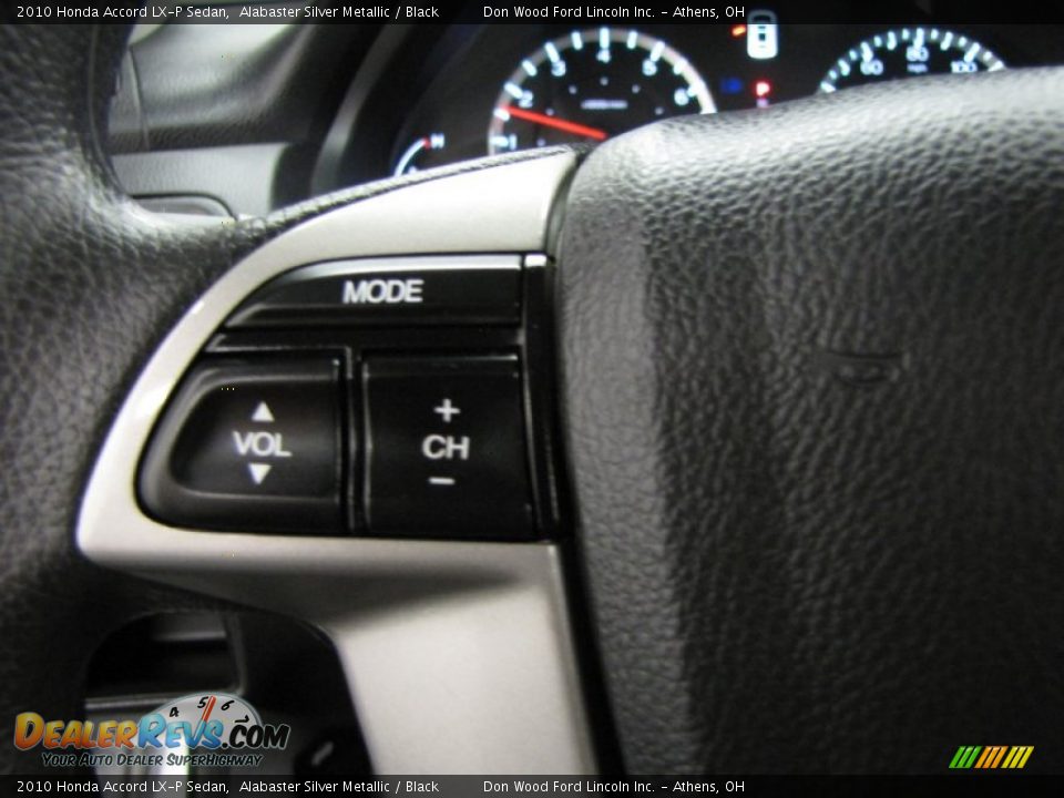 2010 Honda Accord LX-P Sedan Alabaster Silver Metallic / Black Photo #16