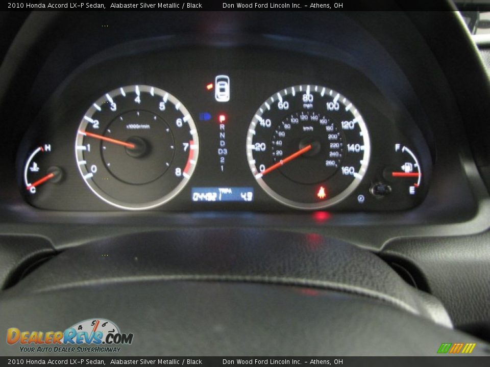 2010 Honda Accord LX-P Sedan Alabaster Silver Metallic / Black Photo #20