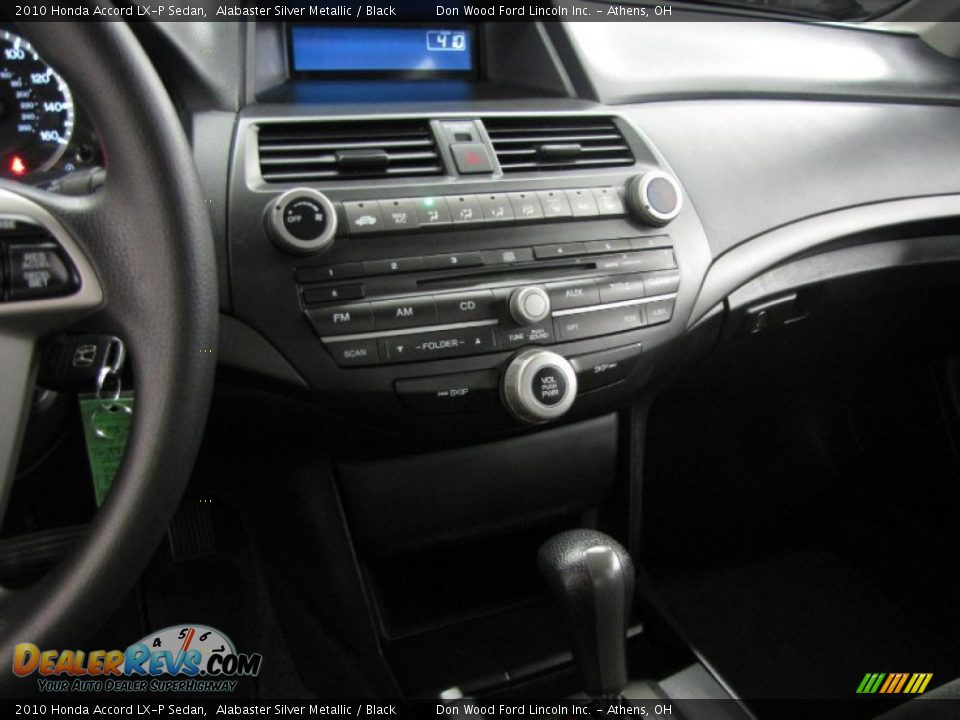 2010 Honda Accord LX-P Sedan Alabaster Silver Metallic / Black Photo #23