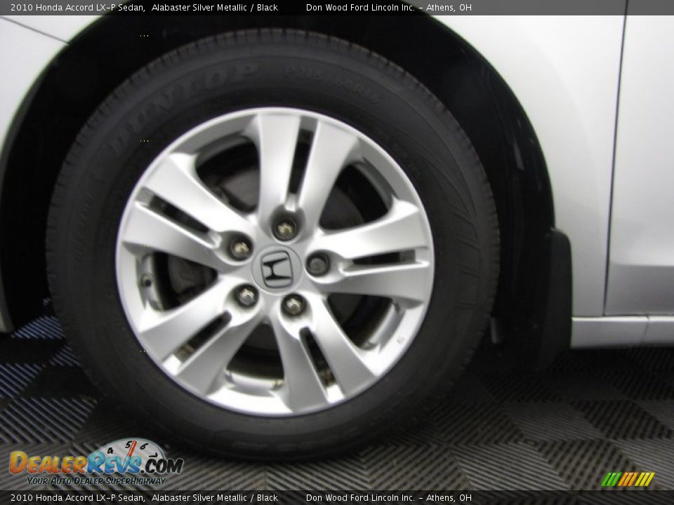 2010 Honda Accord LX-P Sedan Alabaster Silver Metallic / Black Photo #24
