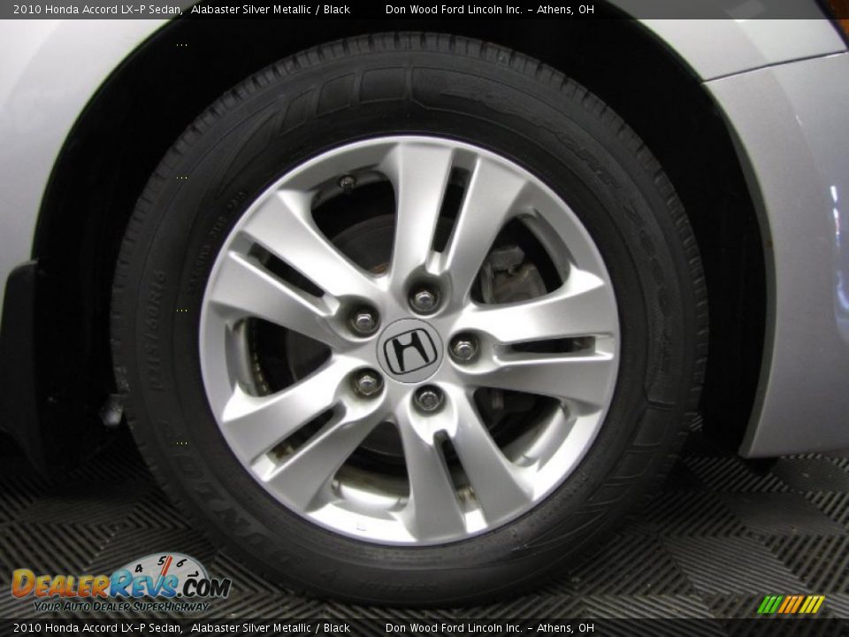 2010 Honda Accord LX-P Sedan Alabaster Silver Metallic / Black Photo #25