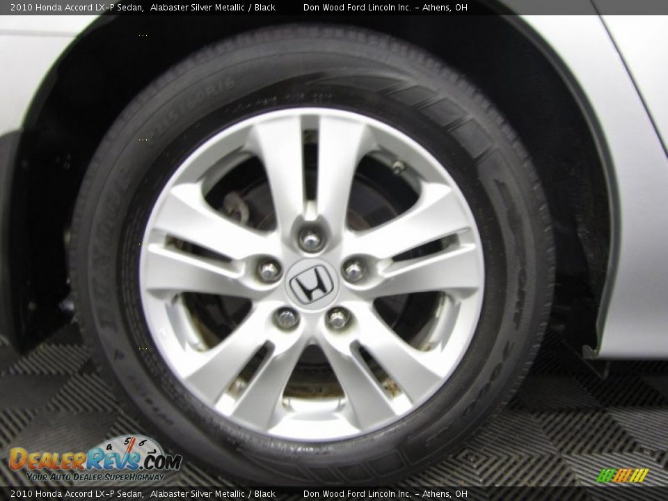 2010 Honda Accord LX-P Sedan Alabaster Silver Metallic / Black Photo #26