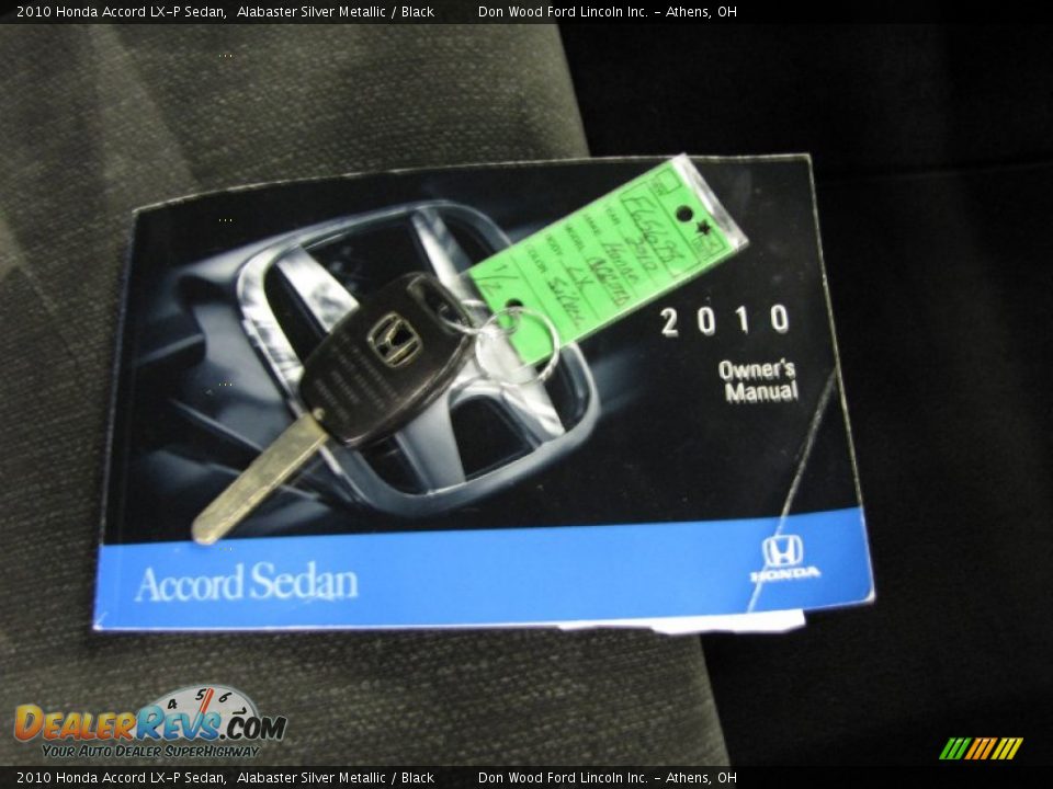 2010 Honda Accord LX-P Sedan Alabaster Silver Metallic / Black Photo #28