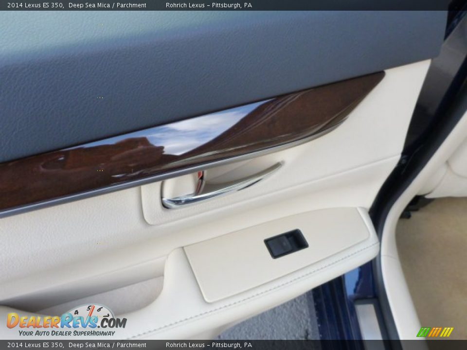 2014 Lexus ES 350 Deep Sea Mica / Parchment Photo #13