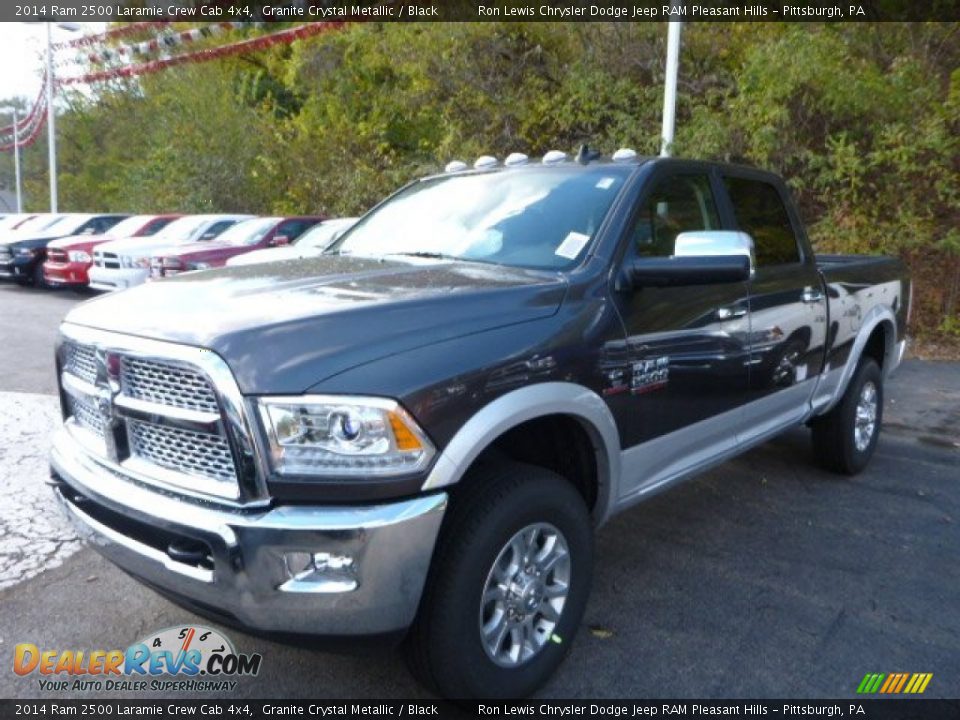 2014 Ram 2500 Laramie Crew Cab 4x4 Granite Crystal Metallic / Black Photo #1