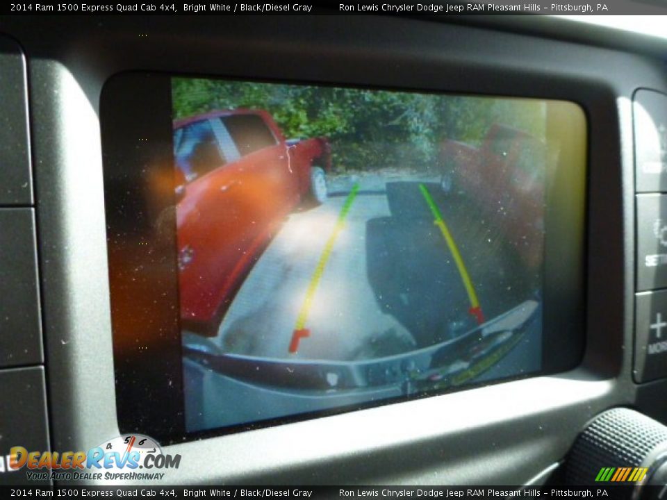 2014 Ram 1500 Express Quad Cab 4x4 Bright White / Black/Diesel Gray Photo #19