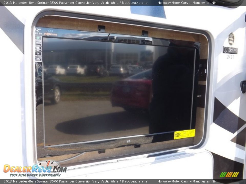 2013 Mercedes-Benz Sprinter 3500 Passenger Conversion Van Arctic White / Black Leatherette Photo #6