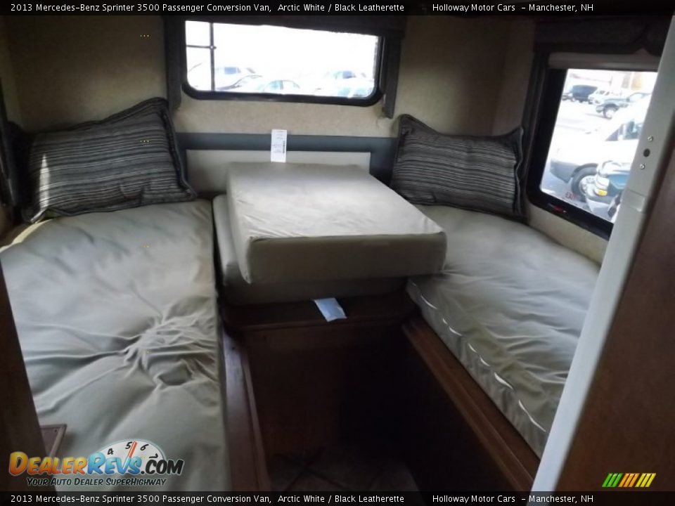 2013 Mercedes-Benz Sprinter 3500 Passenger Conversion Van Arctic White / Black Leatherette Photo #11